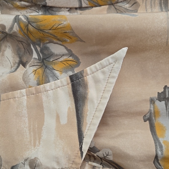 1970's Womens Vintage Leaf And Sunset/moon Print Size:XL - Picture 3 of 4